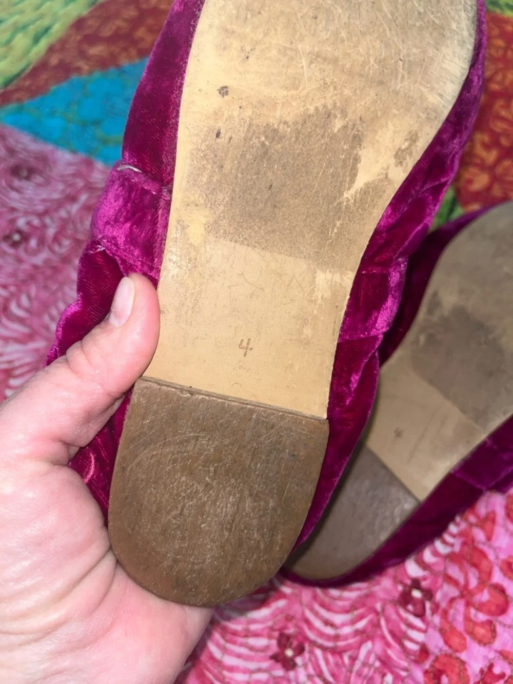 Sam Edelman Kids Velvet Bow Flats - Fuchsia